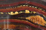 Polished Tiger Iron Stromatolite Slab - Billion Years #351819-1